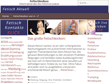 Tablet Screenshot of fetischaktuell.com